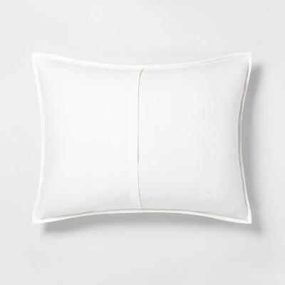 Microstripe Pillow Sham Cream/Gray - Hearth & Hand™ with Magnolia Microstripe Pillow Sham Cream/Gray - Hearth & Hand™ With Magnolia -Hearth and Hand With Magnolia Store GUEST 007d8589 f802 4d14 8054 a3bc385eb8da