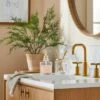 Sculpted Glass Soap/Lotion Pump Dispenser Clear/Brass - Hearth & Hand™ With Magnolia -Hearth and Hand With Magnolia Store GUEST 017e83f2 f15b 4fb8 ad42 3ab3ec8bcb78