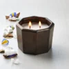 Octagonal Ceramic Cashmere & Suede Fall Jar Candle Metallic Bronze - Hearth & Hand™ With Magnolia -Hearth and Hand With Magnolia Store GUEST 053ab807 ad47 4ecc 8486 b6c9d47b7ad9