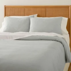 Heathered Stripe Comforter & Sham Set Jet Gray/Sour Cream - Hearth & Hand™ With Magnolia 5 Heathered Stripe Comforter & Sham Set Jet Gray/Sour Cream - Hearth & Hand™ With Magnolia -Hearth and Hand With Magnolia Store GUEST 0606b777 0300 43bb b1cd 22bbc6c3a7f5