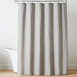 Crinkle Stripe Woven Shower Curtain - Hearth & Hand™ With Magnolia -Hearth and Hand With Magnolia Store GUEST 12eccc21 15b6 4f53 9374 db40d0d2b19d