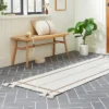 Bold Cross Stripes Tassel Rug Cream/Tan - Hearth & Hand™ With Magnolia -Hearth and Hand With Magnolia Store GUEST 152fd982 287d 4664 bc01 fbbd06bf31e6