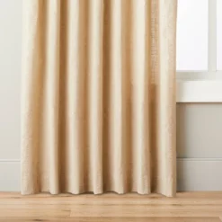 Fleck Stripe Leno Weave Curtain Panel Natural - Hearth & Hand™ With Magnolia -Hearth and Hand With Magnolia Store GUEST 1855be1c 94d4 4cf5 b932 15309952309a
