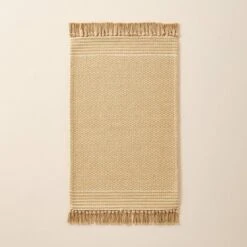 Patterned Border Stripe Area Rug Khaki - Hearth & Hand™ With Magnolia -Hearth and Hand With Magnolia Store GUEST 1e74ead5 c518 4647 ad06 90bb279f3326
