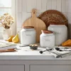 Dry Goods Stoneware Canister With Wood Lid Cream/Brown - Hearth & Hand™ With Magnolia 2 Dry Goods Stoneware Canister With Wood Lid Cream/Brown - Hearth & Hand™ With Magnolia -Hearth and Hand With Magnolia Store GUEST 1f1067e8 afa2 468c 98f6 015256fc36d2