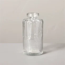 Ribbed Clear Glass Bud Vase - Hearth & Hand™ With Magnolia -Hearth and Hand With Magnolia Store GUEST 2286386d 3a94 4818 84ed f09772246027