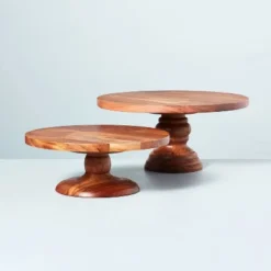 11" Wooden Cake Stand - Hearth & Hand™ With Magnolia -Hearth and Hand With Magnolia Store GUEST 239e33c4 159a 441c a2c4 38d6fd007af5
