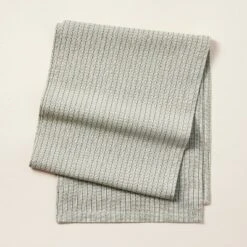 Textured Stripe Woven Table Runner Sage Green - Hearth & Hand™ With Magnolia -Hearth and Hand With Magnolia Store GUEST 2782e5d5 f3c0 4120 8942 6bff0cdf22be