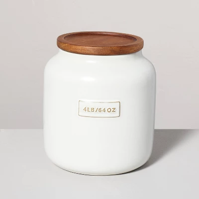 Dry Goods Stoneware Canister with Wood Lid Cream/Brown - Hearth & Hand™ with Magnolia Dry Goods Stoneware Canister With Wood Lid Cream/Brown - Hearth & Hand™ With Magnolia -Hearth and Hand With Magnolia Store GUEST 2c91d4cc d7f4 4ffb ae0c 3739dc8140bd