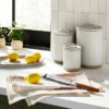 3pc Modern Rim Stoneware Canister Set Cream/Clay - Hearth & Hand™ With Magnolia 1 3pc Modern Rim Stoneware Canister Set Cream/Clay - Hearth & Hand™ With Magnolia -Hearth and Hand With Magnolia Store GUEST 330f2750 f5d9 4383 b279 f6d649756ce8
