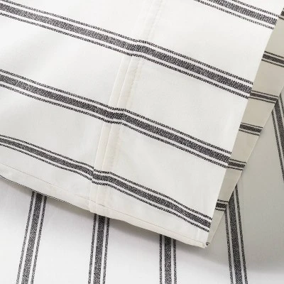 2pk Cotton Percale Tick Stripe Pillowcase Set - Hearth & Hand™ with Magnolia 2pk Cotton Percale Tick Stripe Pillowcase Set - Hearth & Hand™ With Magnolia -Hearth and Hand With Magnolia Store GUEST 39a68741 d304 4478 b853 e7a8fe39f9ac