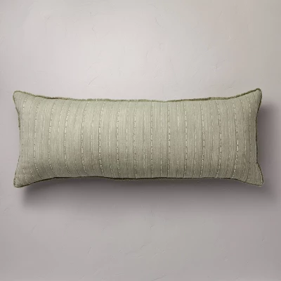 16"x42" Washed Loop Stripe Lumbar Bed Pillow - Hearth & Hand™ with Magnolia 16"x42" Washed Loop Stripe Lumbar Bed Pillow - Hearth & Hand™ With Magnolia -Hearth and Hand With Magnolia Store GUEST 3f4d66eb 1363 4711 9f60 162fc243fa6f