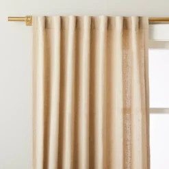 Fleck Stripe Leno Weave Curtain Panel Natural - Hearth & Hand™ With Magnolia -Hearth and Hand With Magnolia Store GUEST 48353324 a324 4136 b86d 681605752843