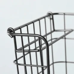 Stacking Wire Storage Basket Matte Black - Hearth & Hand™ With Magnolia -Hearth and Hand With Magnolia Store GUEST 490b13b4 a77a 4c30 bd86 50ef587e1291