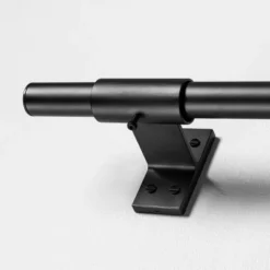 Steel Curtain Rod Matte Black - Hearth & Hand™ With Magnolia -Hearth and Hand With Magnolia Store GUEST 516d66d5 ea02 445f b620 8fe825eac82e