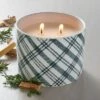 Plaid Ceramic Fireside Spruce Jar Christmas Candle Dark Green 11oz - Hearth & Hand™ With Magnolia -Hearth and Hand With Magnolia Store GUEST 56874842 30b2 4956 a167 b5ed2aac1f19