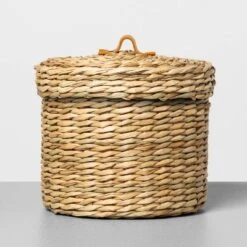 Woven Bath Storage Canister Beige - Hearth & Hand™ With Magnolia 7 Woven Bath Storage Canister Beige - Hearth & Hand™ With Magnolia -Hearth and Hand With Magnolia Store GUEST 587edaef cf59 4ead 8ace 96b1d31b34d2