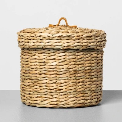 Woven Bath Storage Canister Beige - Hearth & Hand™ with Magnolia Woven Bath Storage Canister Beige - Hearth & Hand™ With Magnolia -Hearth and Hand With Magnolia Store GUEST 587edaef cf59 4ead 8ace 96b1d31b34d2