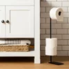 Metal Toilet Paper Holder Stand Matte Black - Hearth & Hand™ With Magnolia 2 Metal Toilet Paper Holder Stand Matte Black - Hearth & Hand™ With Magnolia -Hearth and Hand With Magnolia Store GUEST 63ed9f08 3f2d 419e bfe1 7375df055ee2