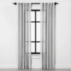 Vertical Stripe Curtain Sheer Gray/Cream - Hearth & Hand™ With Magnolia -Hearth and Hand With Magnolia Store GUEST 69686a10 e62a 4de1 869f 9c85b0c424b8