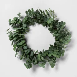 Faux Eucalyptus Wreath - Hearth & Hand™ With Magnolia 5 Faux Eucalyptus Wreath - Hearth & Hand™ With Magnolia -Hearth and Hand With Magnolia Store GUEST 69c452d5 ce0e 424b a992 018b3034bdd8