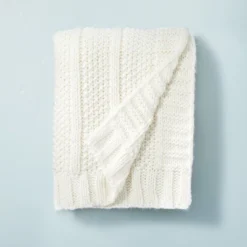 Chunky Textured Knit Throw Blanket - Hearth & Hand™ With Magnolia -Hearth and Hand With Magnolia Store GUEST 6ebdaabf ce74 4cc3 ac4e f1de6b1a6483