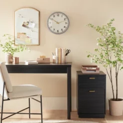 Arched 16"x24" Fabric Bulletin Board Brass - Hearth & Hand⢠With Magnolia