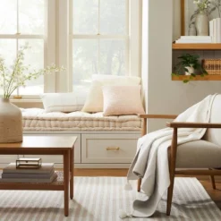 Tasseled Color Block Woven Throw Blanket - Hearth & Hand⢠With Magnolia