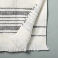 Multistripe Bath Towels Cream/Gray - Hearth & Hand™ With Magnolia -Hearth and Hand With Magnolia Store GUEST 82d541a5 984c 4560 a2fc 306bc106083c