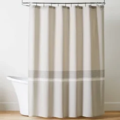 Color Block Striped Woven Shower Curtain - Hearth & Hand™ With Magnolia -Hearth and Hand With Magnolia Store GUEST 8563137c 44bf 43f6 9997 d0daf0fd1ac1