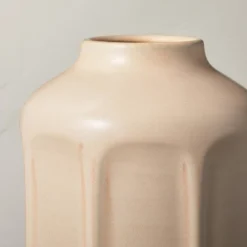 13" Faceted Ceramic Vase Sunset Taupe - Hearth & Hand™ With Magnolia -Hearth and Hand With Magnolia Store GUEST 89c00ed5 f379 4ab6 83f9 2c196e016ee1