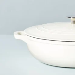 5.3qt Enameled Cast Iron Braiser Sour Cream - Hearth & Hand™ With Magnolia -Hearth and Hand With Magnolia Store GUEST 8c198140 35a1 4fbe b6a2 f431cc4e8800