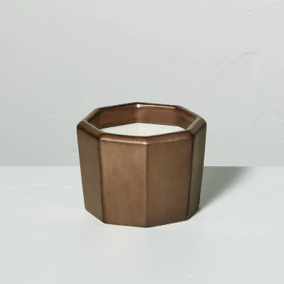 Octagonal Ceramic Cashmere & Suede Fall Jar Candle Metallic Bronze - Hearth & Hand™ with Magnolia Octagonal Ceramic Cashmere & Suede Fall Jar Candle Metallic Bronze - Hearth & Hand™ With Magnolia -Hearth and Hand With Magnolia Store GUEST 8d3191e0 b160 4eec bea1 9822c9fa9e34