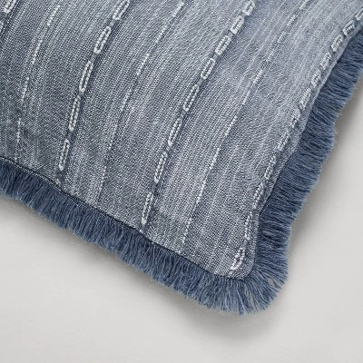 16"x42" Washed Loop Stripe Lumbar Bed Pillow - Hearth & Hand™ with Magnolia 16"x42" Washed Loop Stripe Lumbar Bed Pillow - Hearth & Hand™ With Magnolia -Hearth and Hand With Magnolia Store GUEST 9646c642 cddc 4423 948b 7e64566b0462