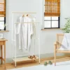 Two-Tier Metal & Wood Garment Rack Cream/Beige - Hearth & Hand™ With Magnolia -Hearth and Hand With Magnolia Store GUEST 966b3bad 6360 4f3b 94b0 d8f409d3ca9c
