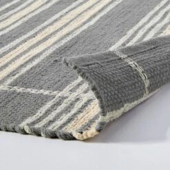 Wool Blend Variegated Stripe Area Rug Dark Gray - Hearth & Hand™ With Magnolia 4 Wool Blend Variegated Stripe Area Rug Dark Gray - Hearth & Hand™ With Magnolia -Hearth and Hand With Magnolia Store GUEST 9dd02d18 6d5e 42bb a6fd 2ce15248043f
