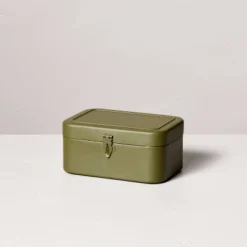 Decorative Metal Storage Box Green - Hearth & Hand™ With Magnolia 5 Decorative Metal Storage Box Green - Hearth & Hand™ With Magnolia -Hearth and Hand With Magnolia Store GUEST a8afceba 0ae7 4309 ba71 a0e1832484a9