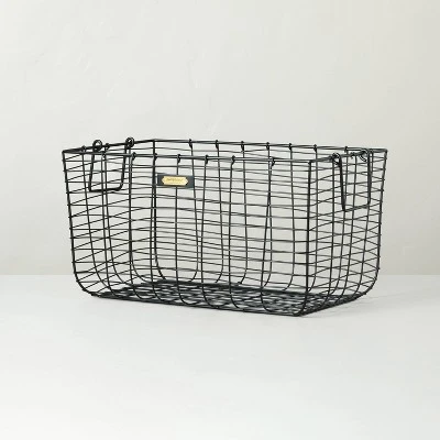 Wire Storage Basket Black - Hearth & Hand with Magnolia Wire Storage Basket Black - Hearth & Hand With Magnolia -Hearth and Hand With Magnolia Store GUEST b22a1734 78e8 485f ac33 f45b9366683c
