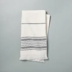 Multistripe Bath Towels Cream/Gray - Hearth & Hand™ With Magnolia -Hearth and Hand With Magnolia Store GUEST ba4e5222 dc1b 4345 bf85 1d089c37f51b