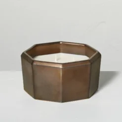 Octagonal Ceramic Cashmere & Suede Fall Jar Candle Metallic Bronze - Hearth & Hand™ With Magnolia 6 Octagonal Ceramic Cashmere & Suede Fall Jar Candle Metallic Bronze - Hearth & Hand™ With Magnolia -Hearth and Hand With Magnolia Store GUEST bb6f1e7c 11d2 4ed8 a084 2f6573d24c6b 2