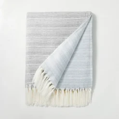 Faded Pin Stripe Gauze-Woven Throw Blanket - Hearth & Hand™ With Magnolia -Hearth and Hand With Magnolia Store GUEST c1773d90 5fbf 416e b8cb fd886e03f5ae