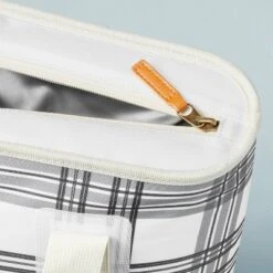 Soft-Sided 20can/19qt Plaid Backpack Cooler - Black/Gray/White - Hearth & Hand™ With Magnolia -Hearth and Hand With Magnolia Store GUEST c90fea2f d737 489f 978a 68c41ebd50fd