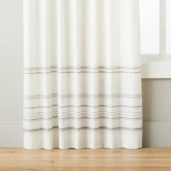 Engineered Hem Stripes Curtain Panel Cream/Gray - Hearth & Hand™ With Magnolia -Hearth and Hand With Magnolia Store GUEST ce2cfef5 4ffc 4553 9efa 21c03c3714d0