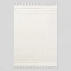 Texture Border Stripe Rug Cream/Silver Gray - Hearth & Hand™ With Magnolia -Hearth and Hand With Magnolia Store GUEST cf0cedf2 0691 4a09 aff5 bb4da7ae4262