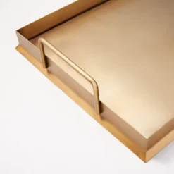 Beveled 12" X 16" Metal Decor Tray Brass Finish - Hearth & Hand™ With Magnolia -Hearth and Hand With Magnolia Store GUEST d65f60f1 7931 46c6 9fde 1ee80041ecb1