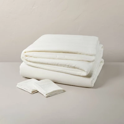 Fine Stripe Comforter Set Sour Cream/Twilight Taupe - Hearth & Hand™ with Magnolia Fine Stripe Comforter Set Sour Cream/Twilight Taupe - Hearth & Hand™ With Magnolia -Hearth and Hand With Magnolia Store GUEST d7fb7692 0d08 401a 8aa2 6bda60632e38