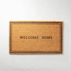 Welcome Home Coir Doormat Tan/Black - Hearth & Hand™ With Magnolia -Hearth and Hand With Magnolia Store GUEST e0df802f 5d22 49c4 8569 c660416bbdb1