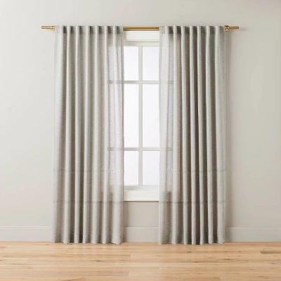Lace Insert Sheer Curtain Panel - Hearth & Hand™ with Magnolia Lace Insert Sheer Curtain Panel - Hearth & Hand™ With Magnolia -Hearth and Hand With Magnolia Store GUEST e88640d0 85a5 44e2 a3cc c3a3935d2f44