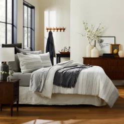 3pc Heathered Stripe Comforter Bedding Set - Hearth & Hand™ With Magnolia 4 3pc Heathered Stripe Comforter Bedding Set - Hearth & Hand™ With Magnolia -Hearth and Hand With Magnolia Store GUEST f5d6068f c55f 4043 923f e6673cd682bd