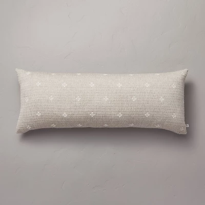 14"x36" Diamond Jacquard Lumbar Bed Pillow - Hearth & Hand™ with Magnolia 14"x36" Diamond Jacquard Lumbar Bed Pillow - Hearth & Hand™ With Magnolia -Hearth and Hand With Magnolia Store GUEST f60aa97b 577f 4354 a8be 7f900aba507f